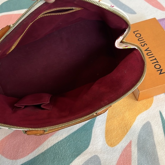 Louis Vuitton Alma Multicolor White Monogram - Picture 10 of 13